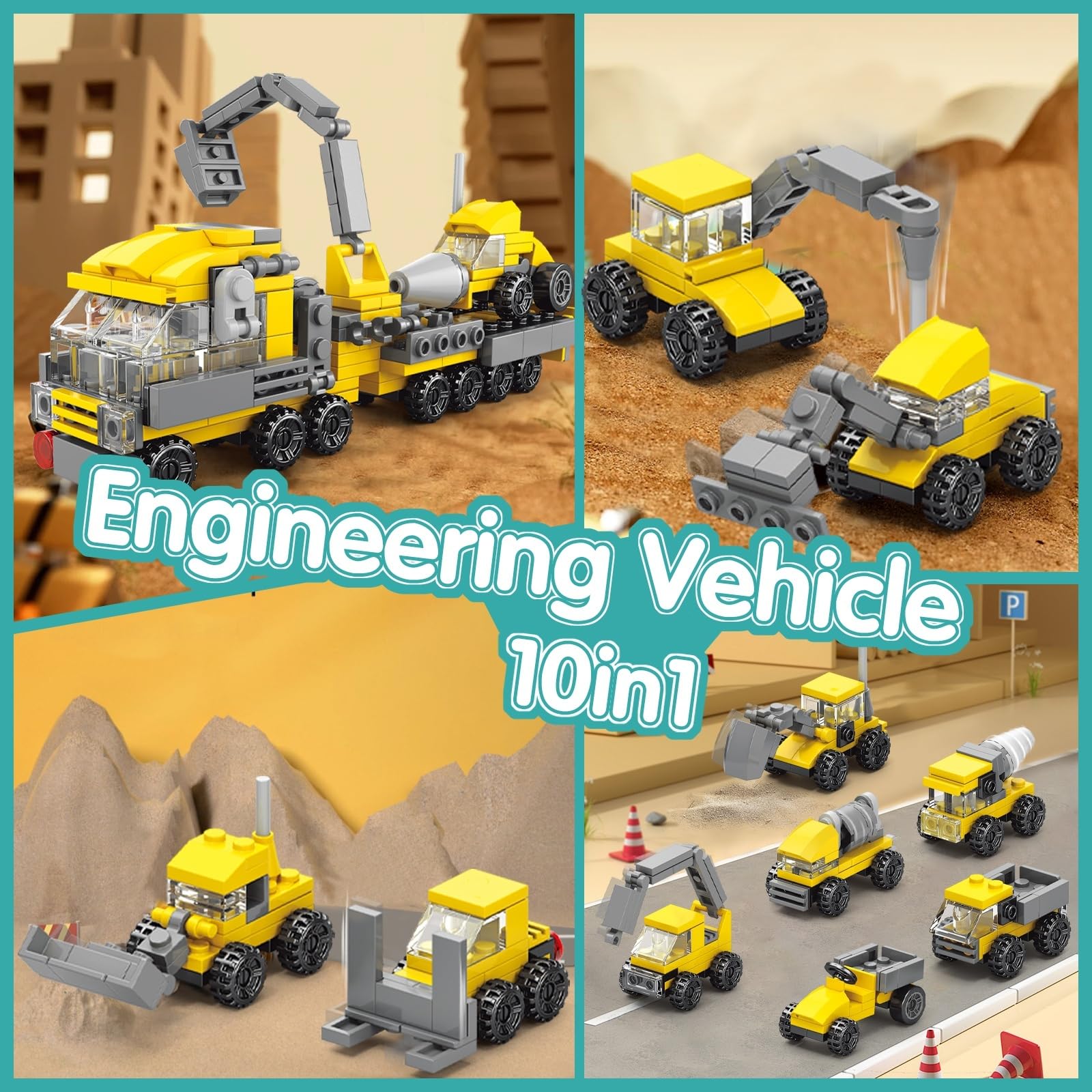 Sawaruita excavator for engineering play and teamwork