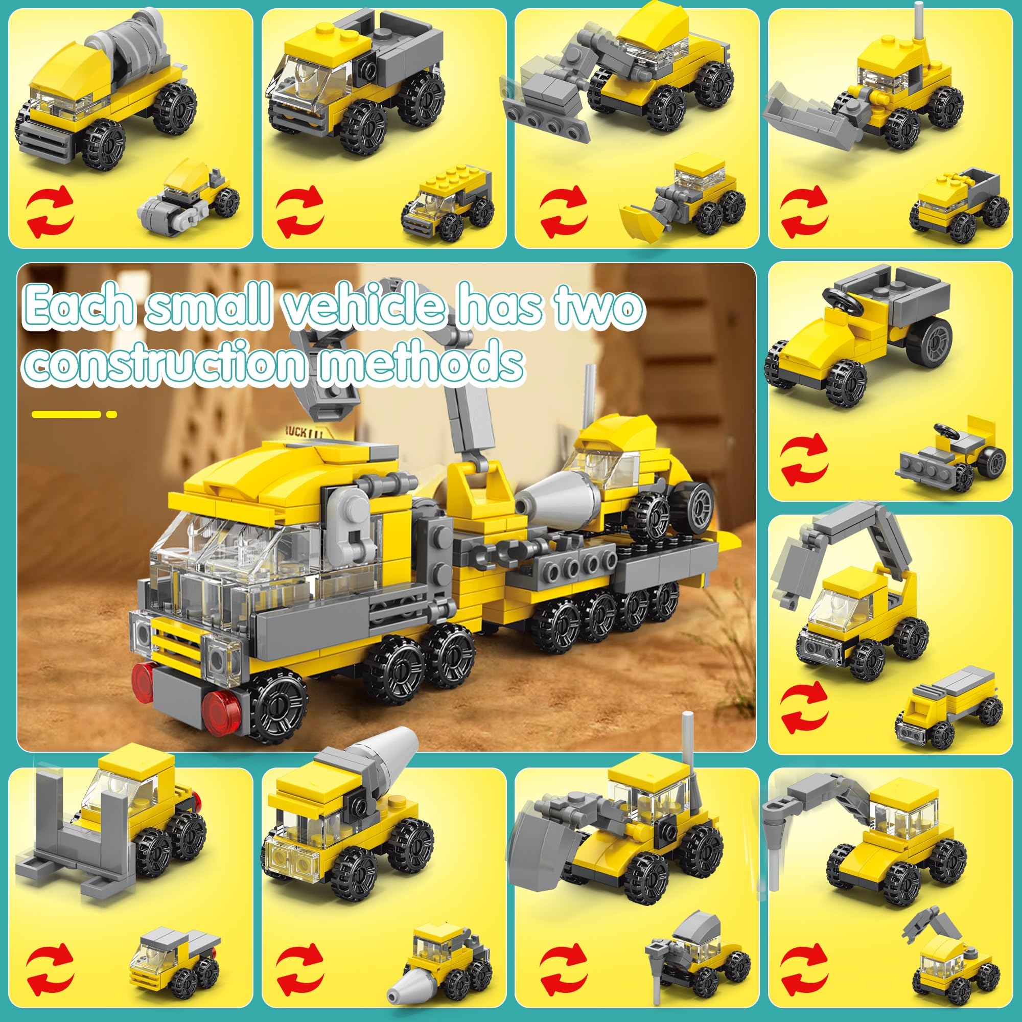 Sawaruita tractor for farm and construction play and learning