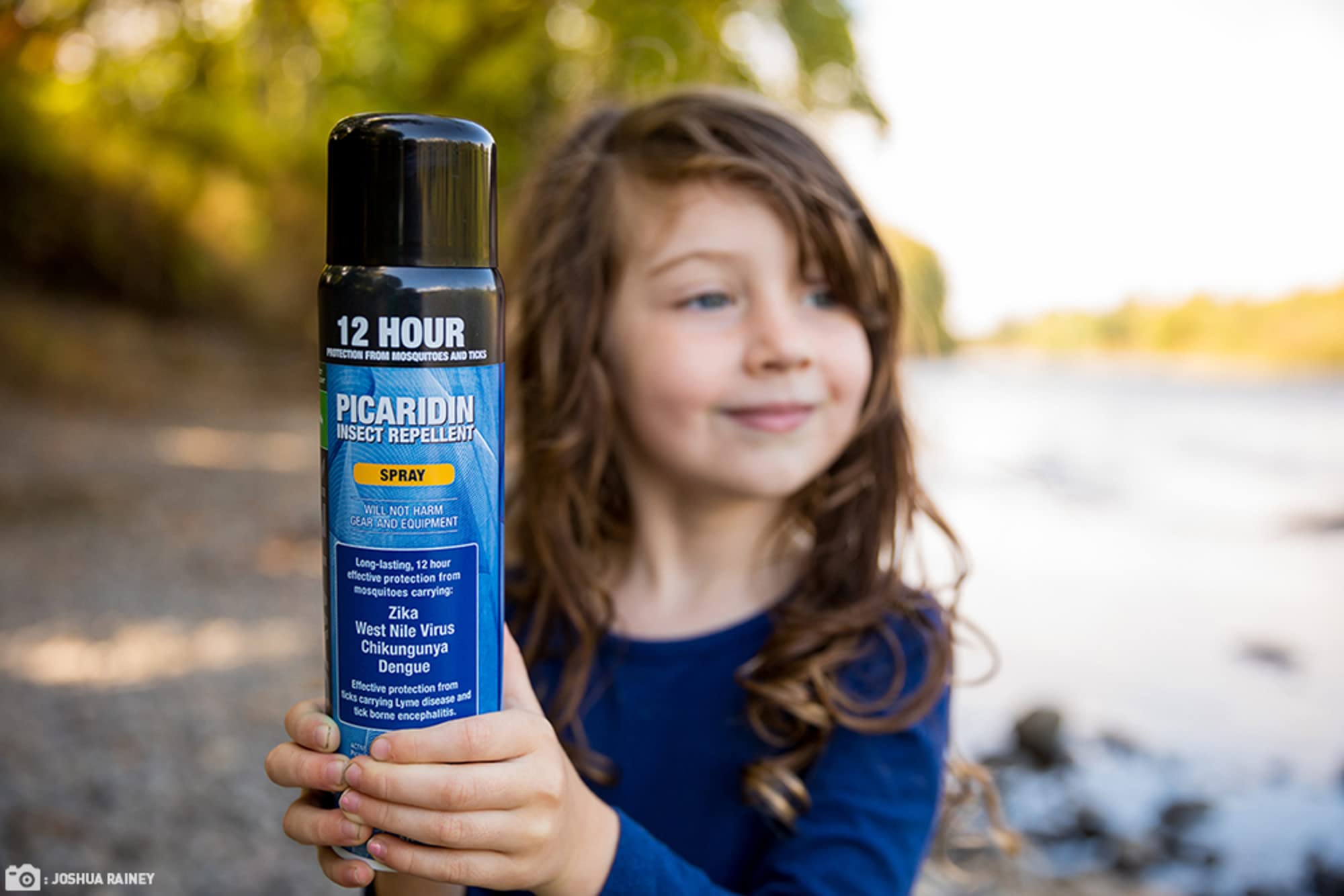 Sawyer fragrance-free spray applied on skin for a comfortable wear