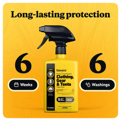 Sawyer Permethrin on shoes and socks to reduce tick bite risk