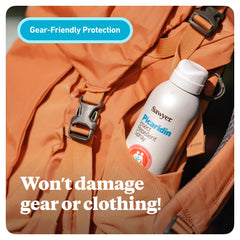Sawyer safe for clothing and gear like backpacks and sunglasses