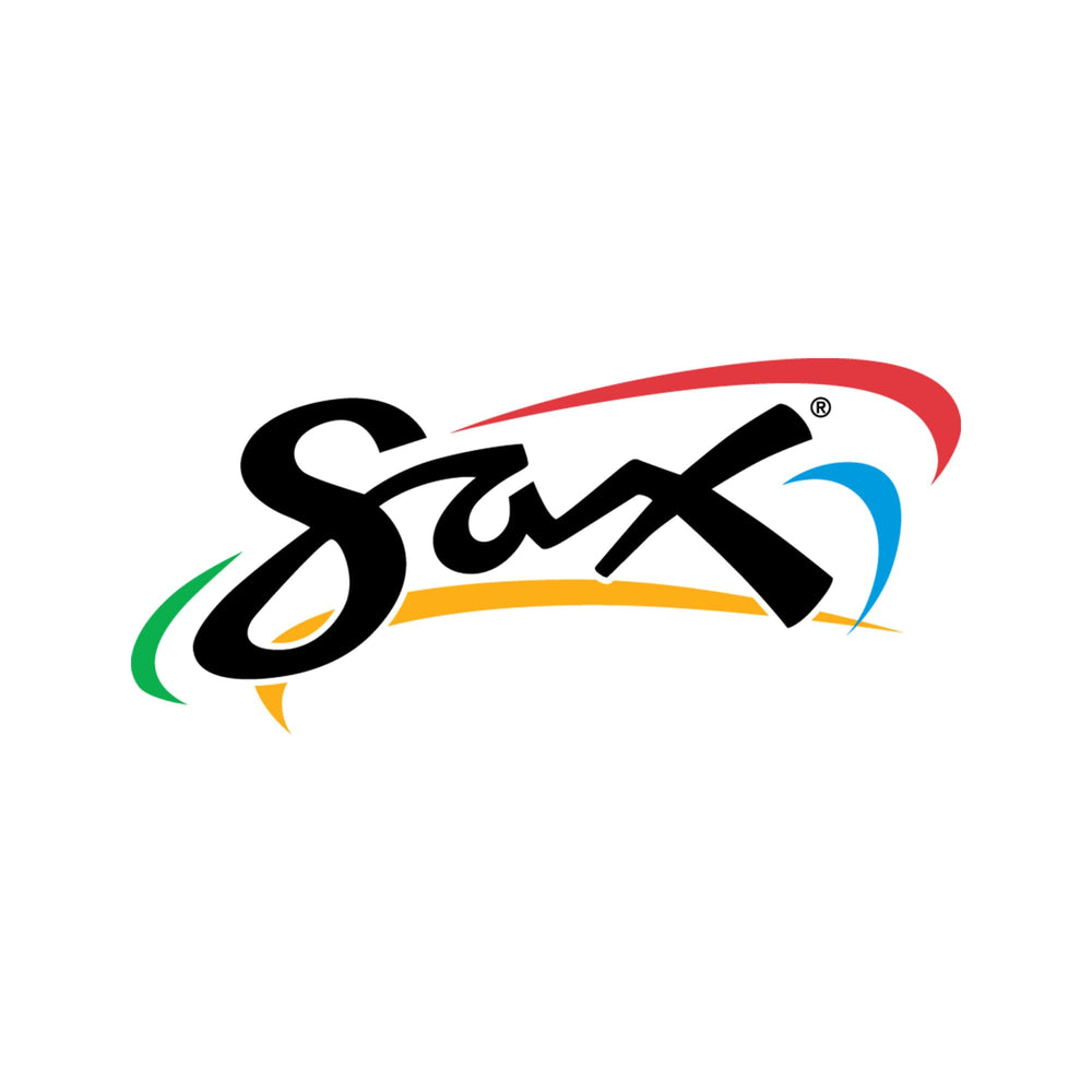 Sax True Flow heavy body paint swatch demonstrates matte finish suitability.