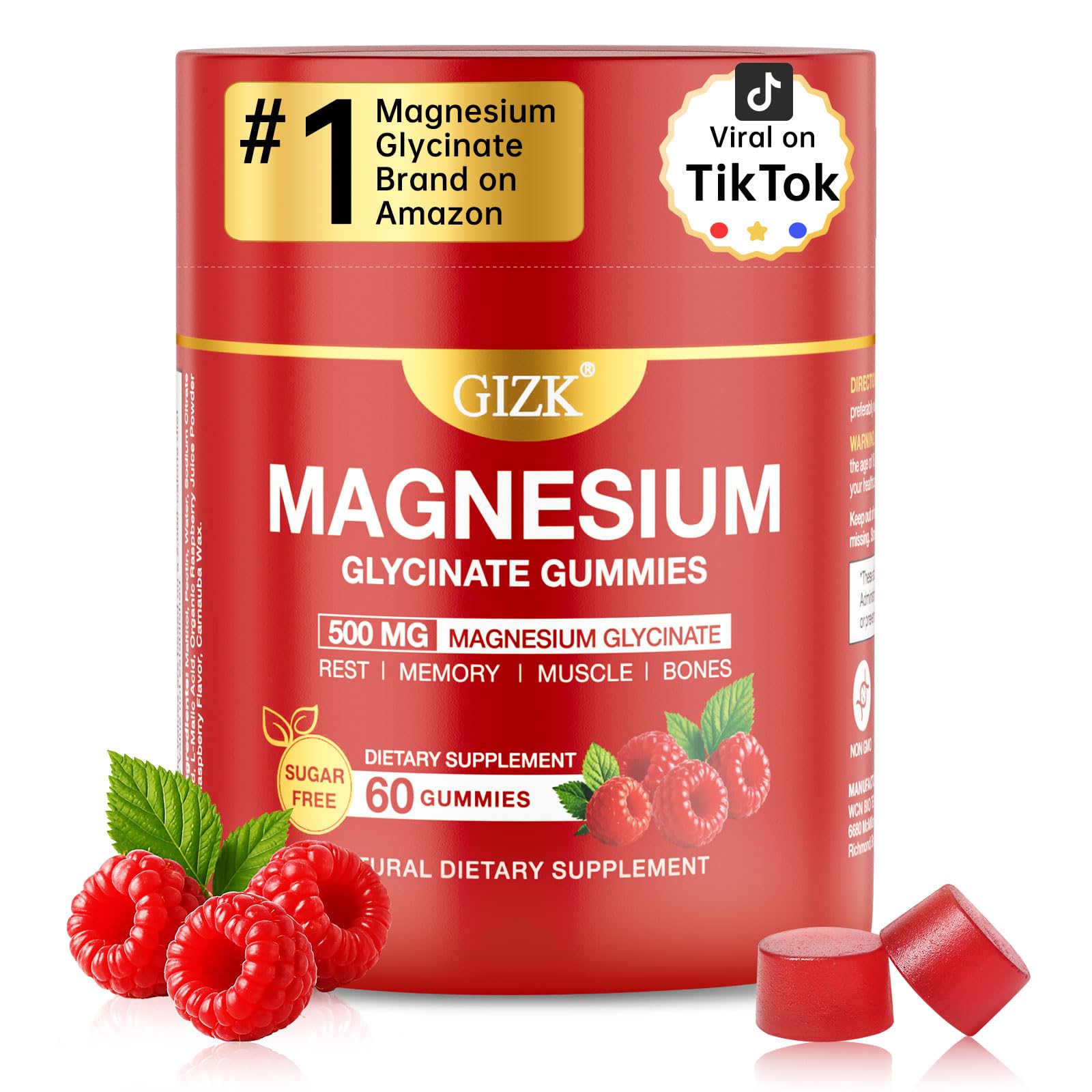 SAYIDON Magnesium Glycinate Gummies bottle on shelf showing sleep-support potential