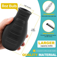 Sbestily leak-proof sealed bulb prevents spills during outdoor cleanup.