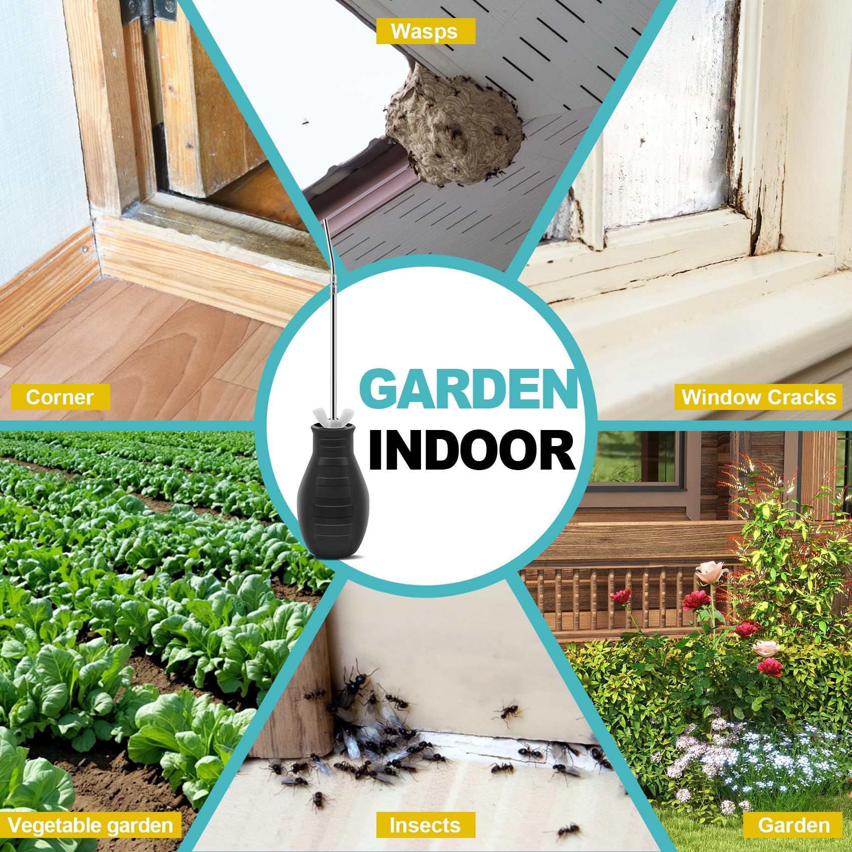Sbestily multi-scenario design suits plants, soil, furniture crevices and pet areas.
