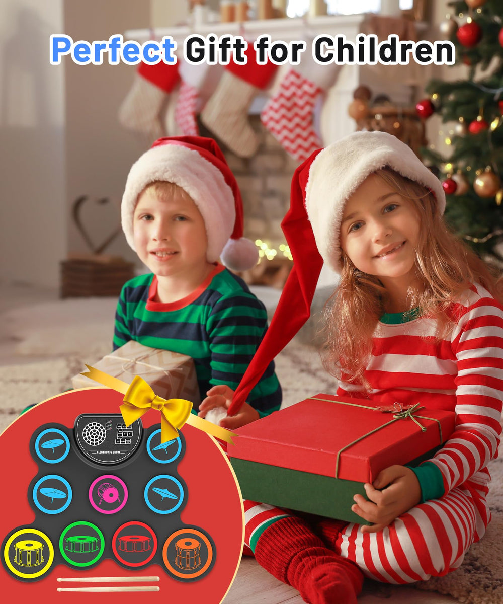 Sboet kid-friendly drum kit makes a great educational gift.