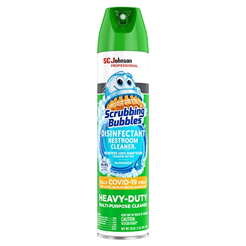 SC Johnson Professional Scrubbing Bubbles cleaner aerosol can with foaming action