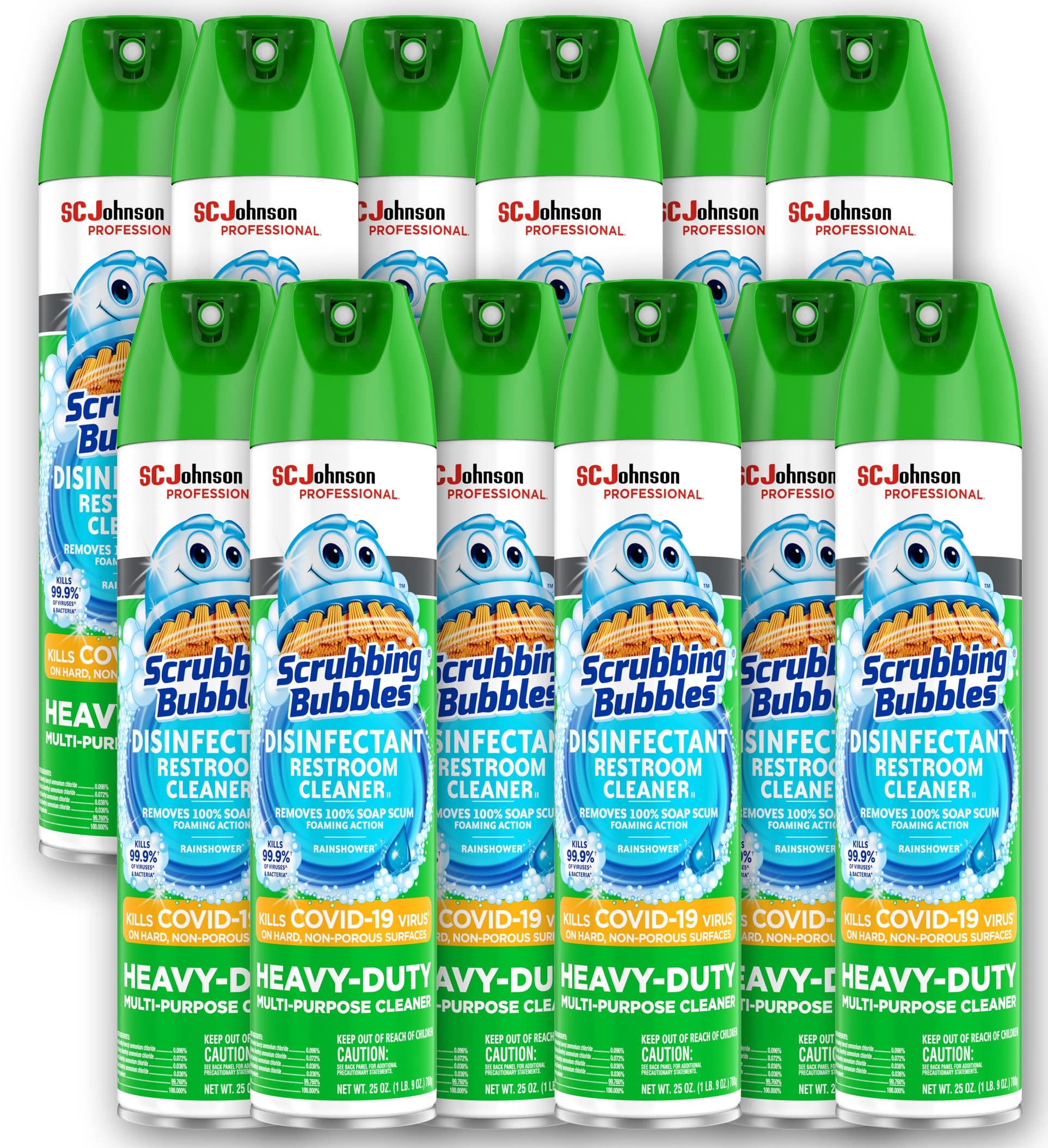 SC Johnson Professional Scrubbing Bubbles cleaner bottle for tough bathroom cleaning