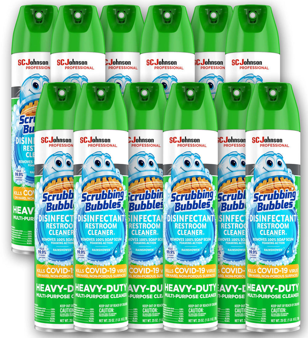 SC Johnson Professional Scrubbing Bubbles cleaner bottle for tough bathroom cleaning