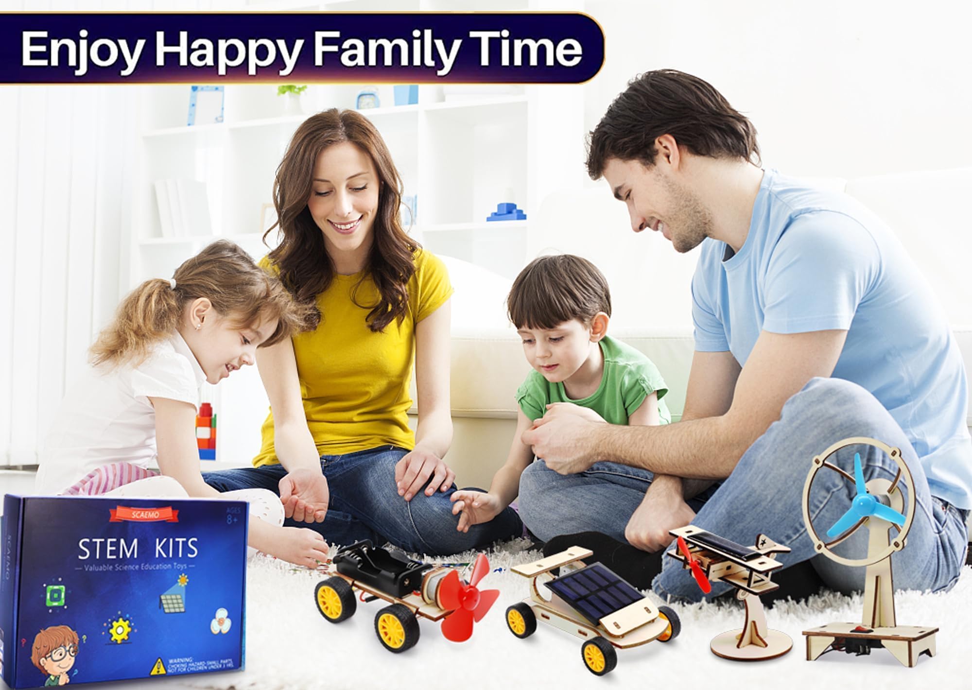 SCAEMO family bonding with science projects at home