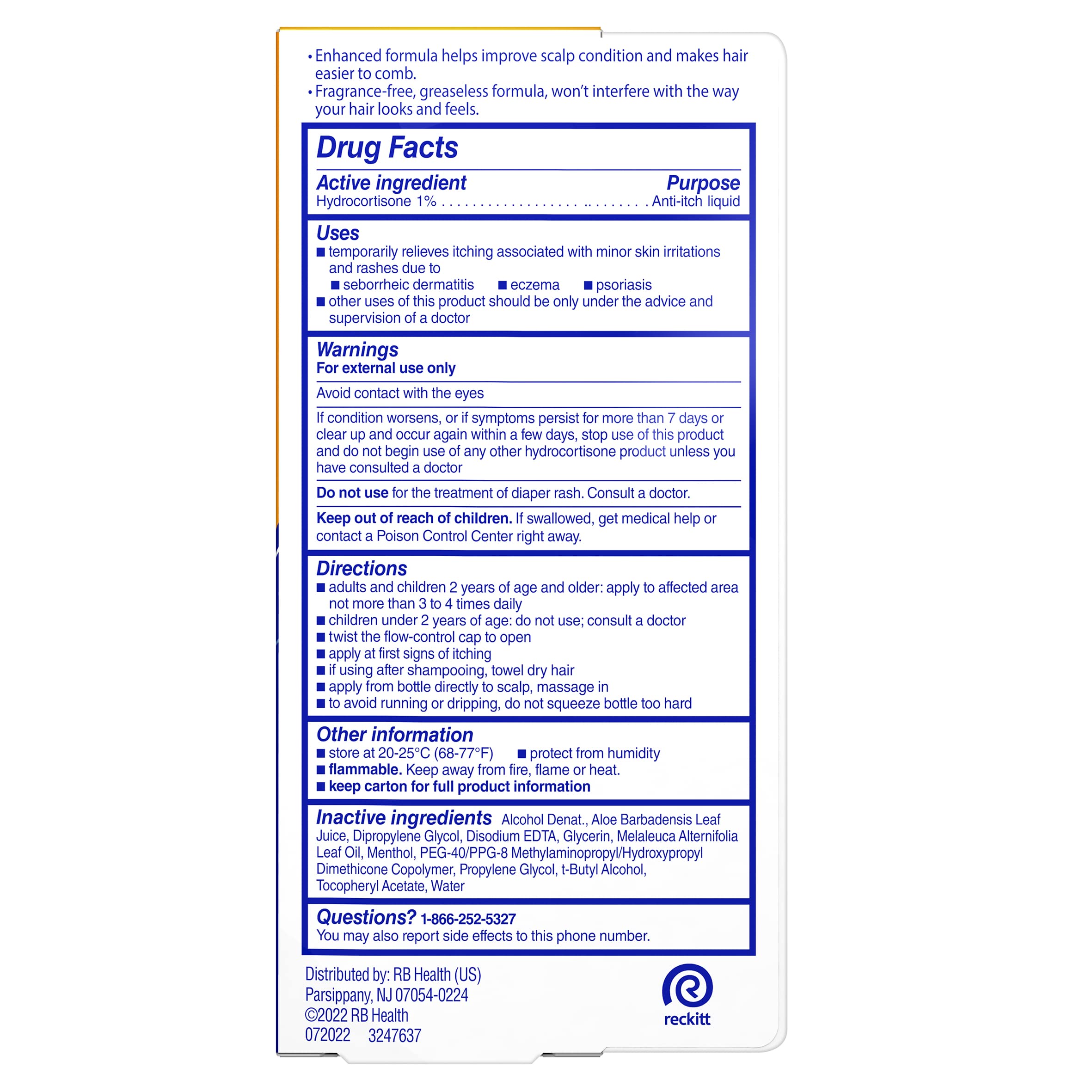 Scalpicin applicator nozzle direct-application highlights targeted scalp relief.