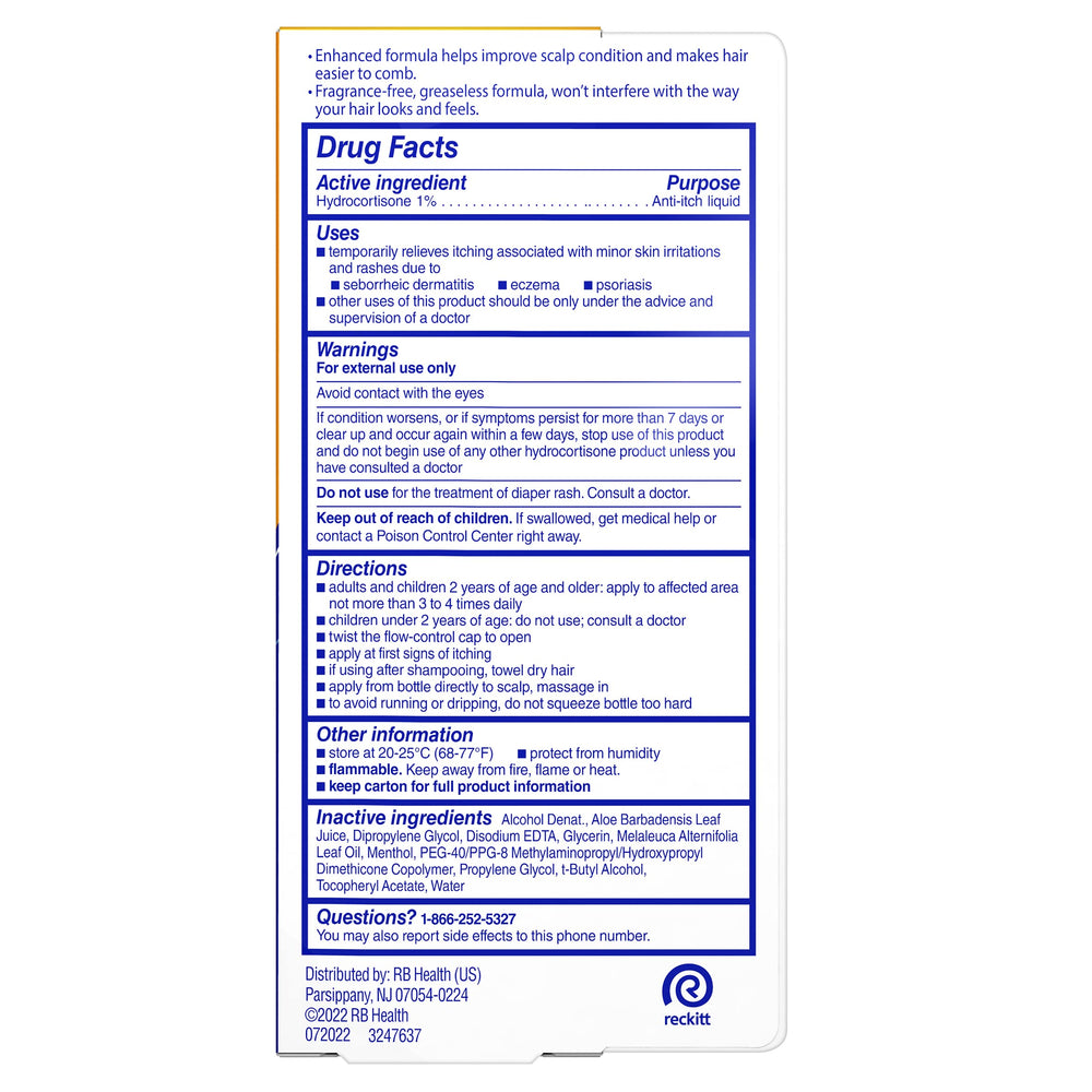 Scalpicin applicator nozzle direct-application highlights targeted scalp relief.