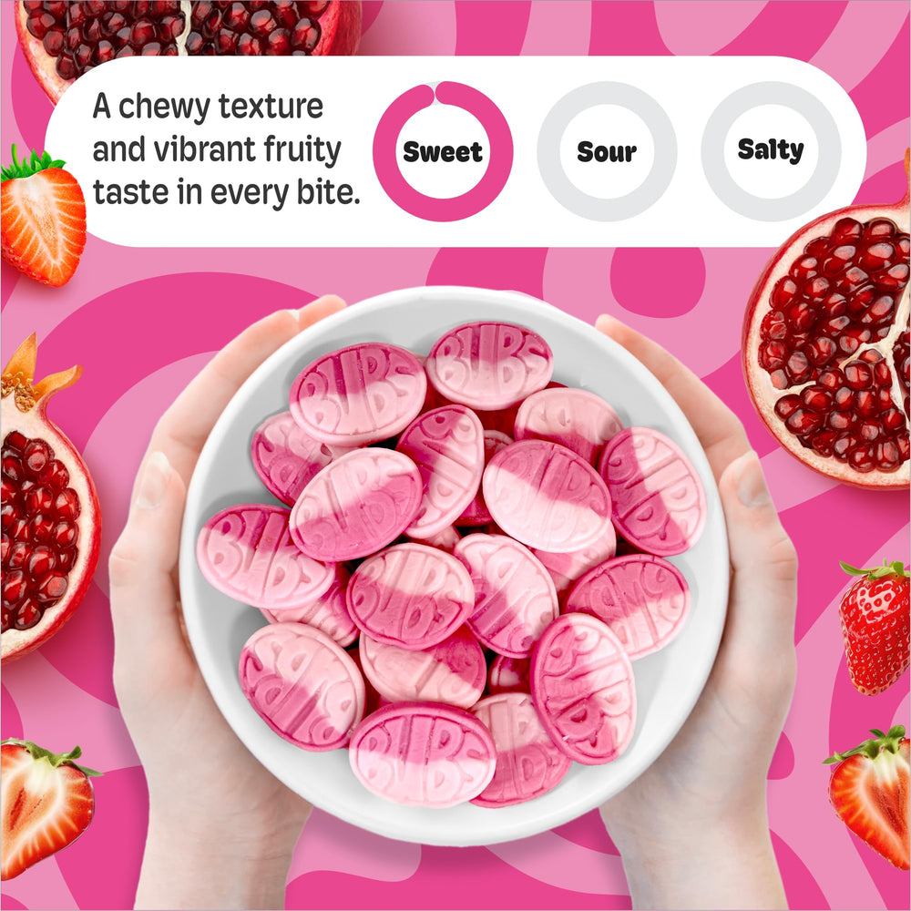 Scandylicious Bubs Swedish Candy packaging closeup highlighting gluten-free status