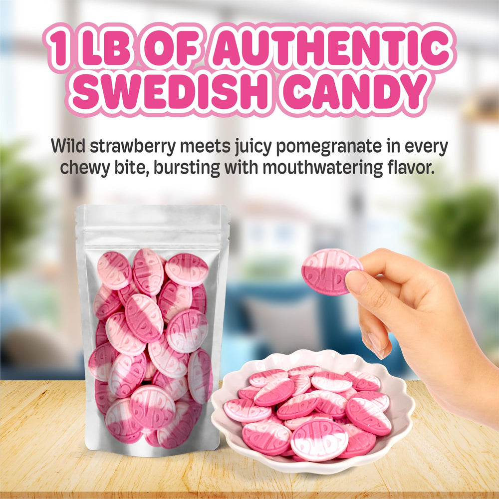 Scandylicious Bubs made in Sweden label suggests premium Swedish candy