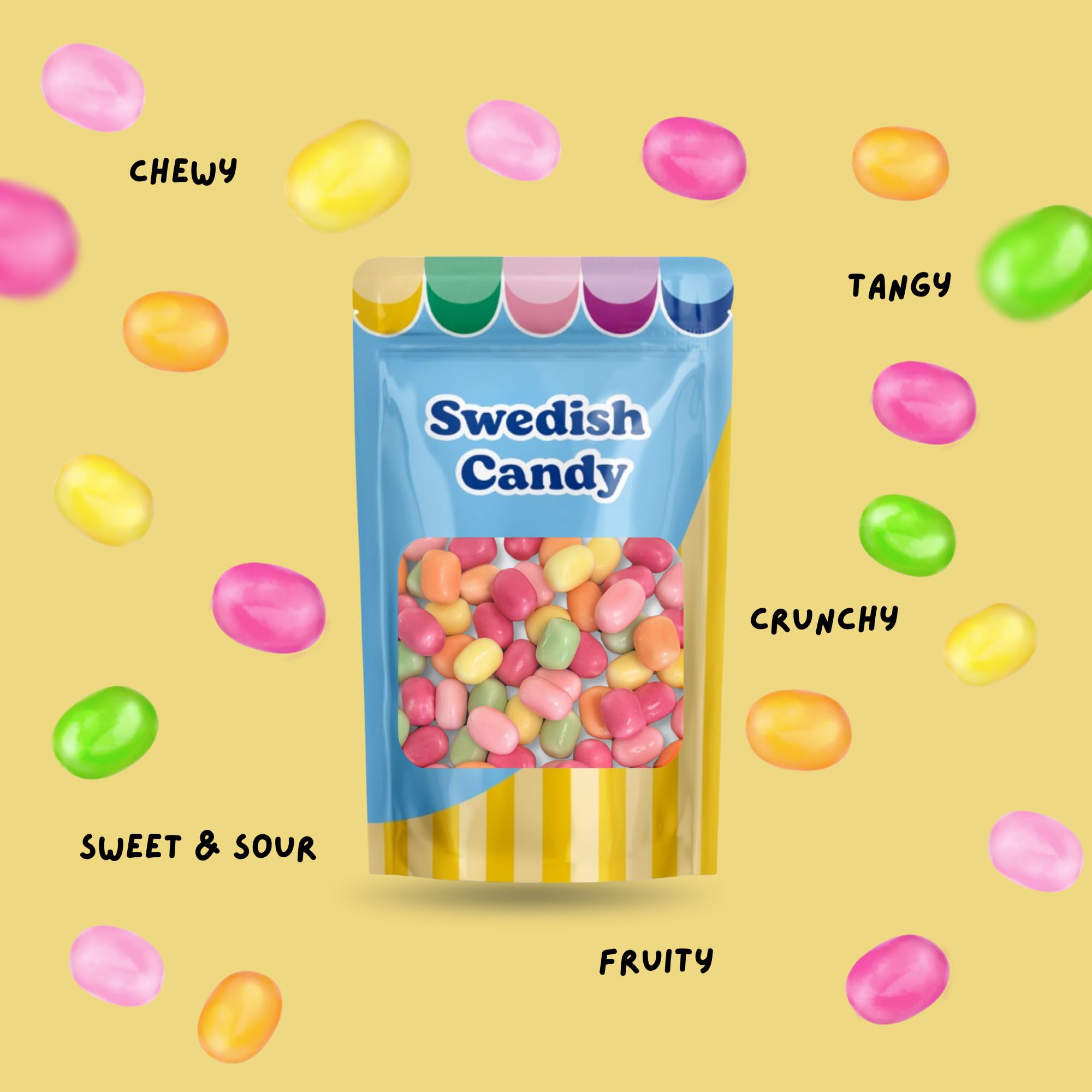 Scandylicious Kastanjer Kracher resealable bag keeps treats fresh for sharing