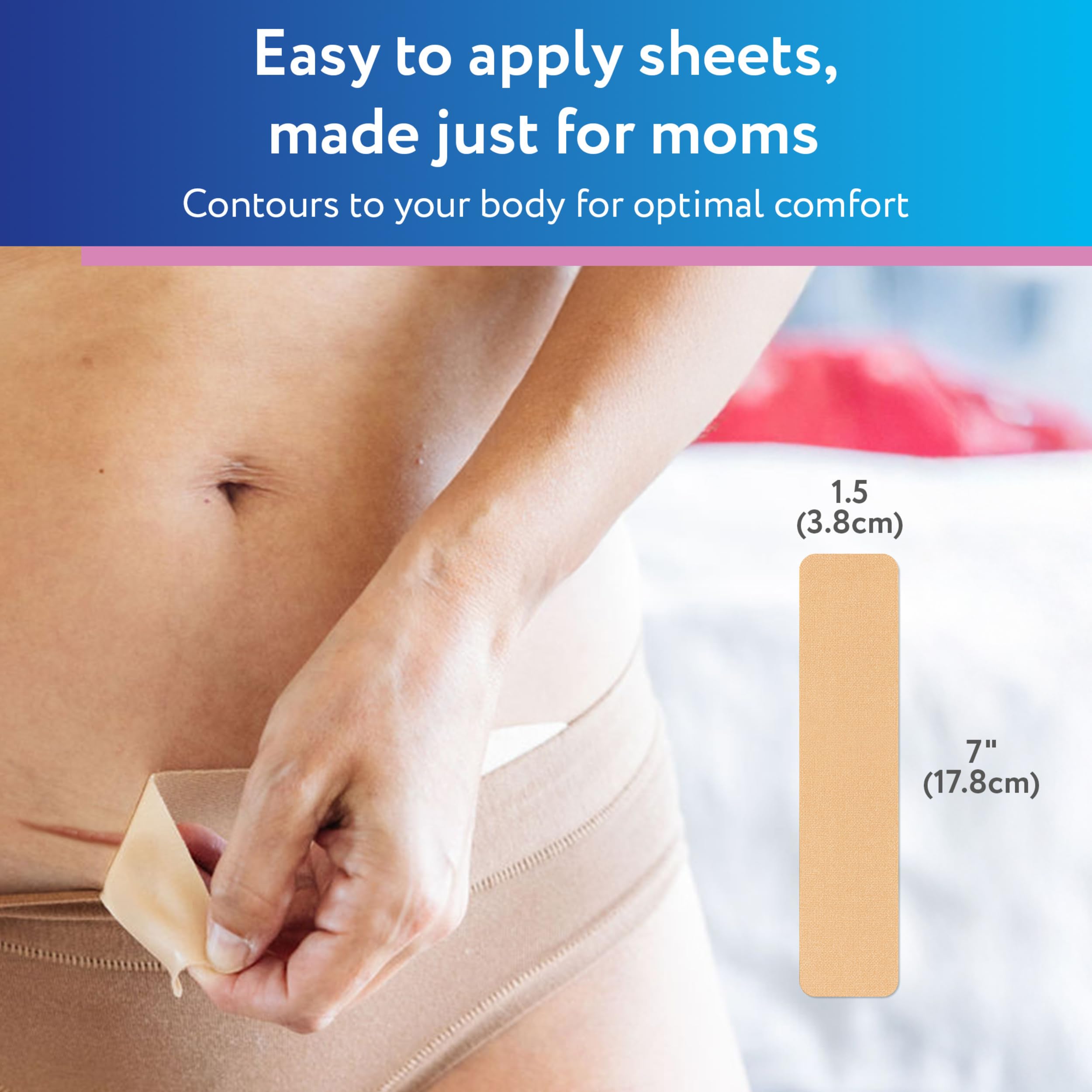 ScarAway advanced scar sheets provide durable coverage for 7–10 days per wear.