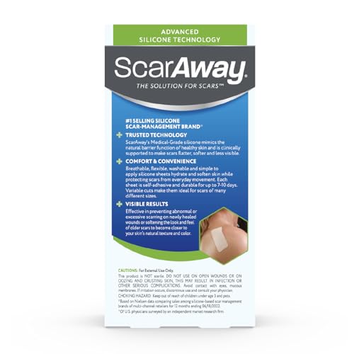 Close-up of ScarAway silicone material showing flexible, skin-friendly surface for comfortable wear on different scars.