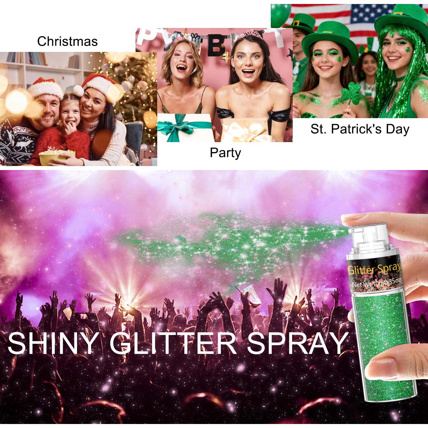 Scarman glitter for crafts, nails, and decorative projects