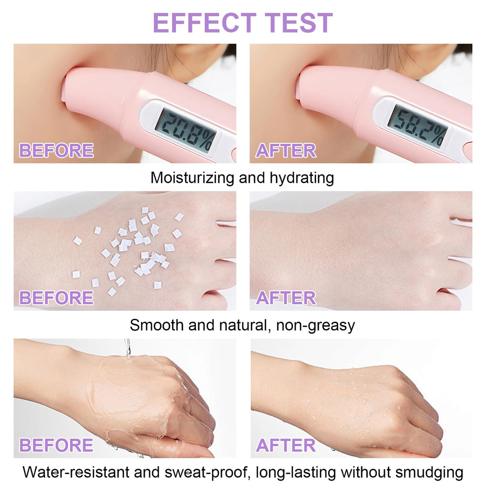 Scarman addresses discoloration and dark circles for a smoother canvas.