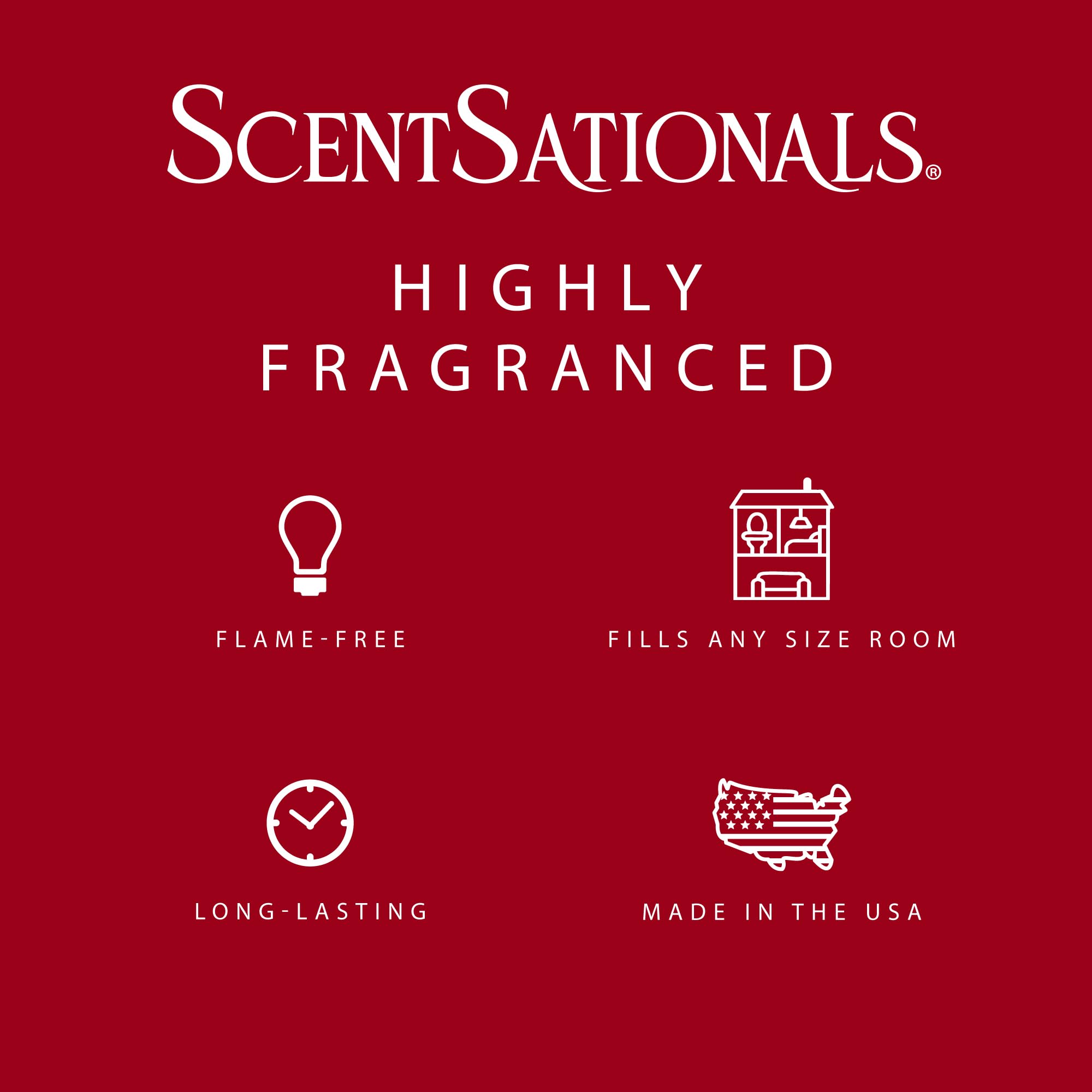 Scentsationals American-made wax melts offering premium aroma and quality.