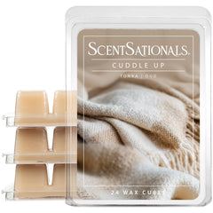 Scentsationals Cuddle Up Vanilla Tonka wax cubes create warm ambiance for cozy evenings