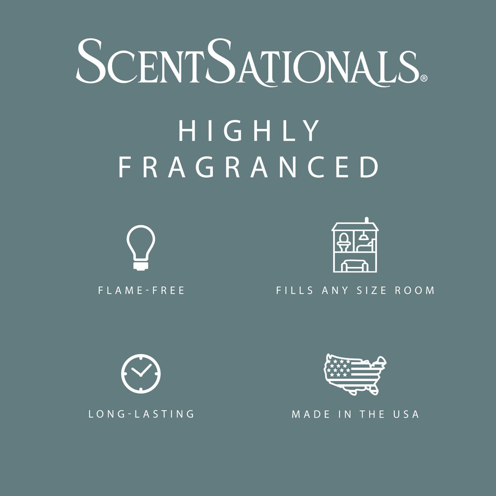 Scentsationals Zen wax cubes in warmer for room fragrance