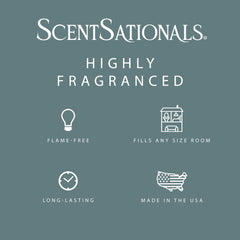 Scentsationals Zen wax cubes in warmer for room fragrance