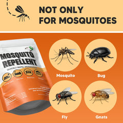 SCFKAOF mosquito repellent ball on patio for a calmer outdoor evening.