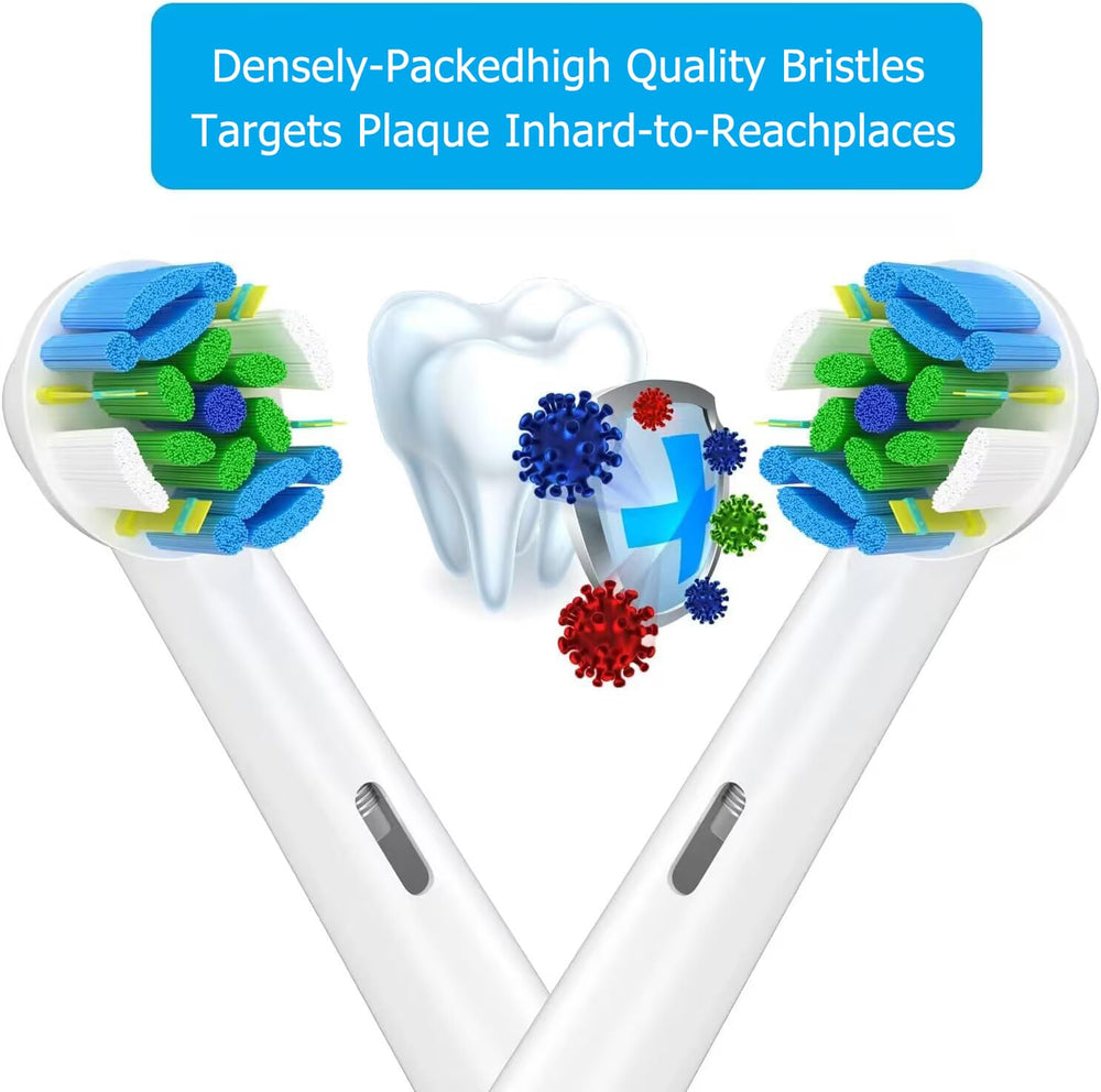 End bristles reach hard-to-access areas for comprehensive daily cleaning.