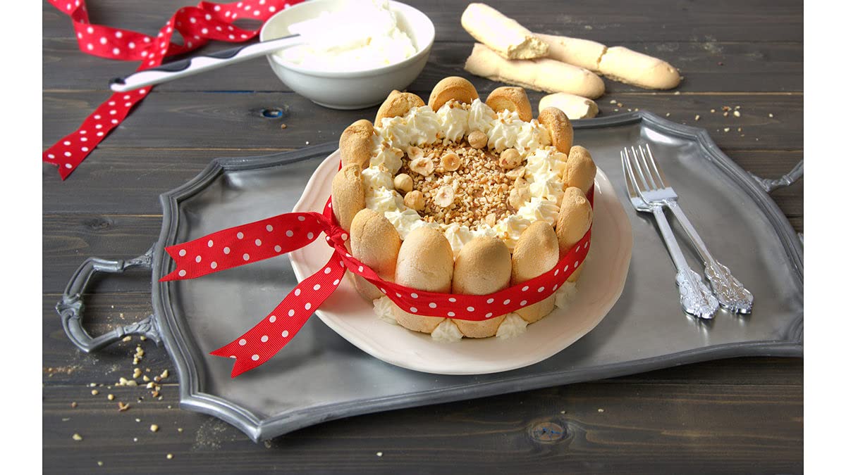 Schar Lady Fingers tiramisu setup featuring Italian cookies for dessert.