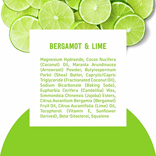 24-hour protection hint from Schmidt's Bergamot & Lime deodorant.