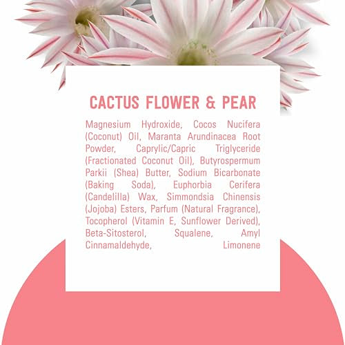 Schmidt's cactus flower scent and clean packaging emphasize natural care