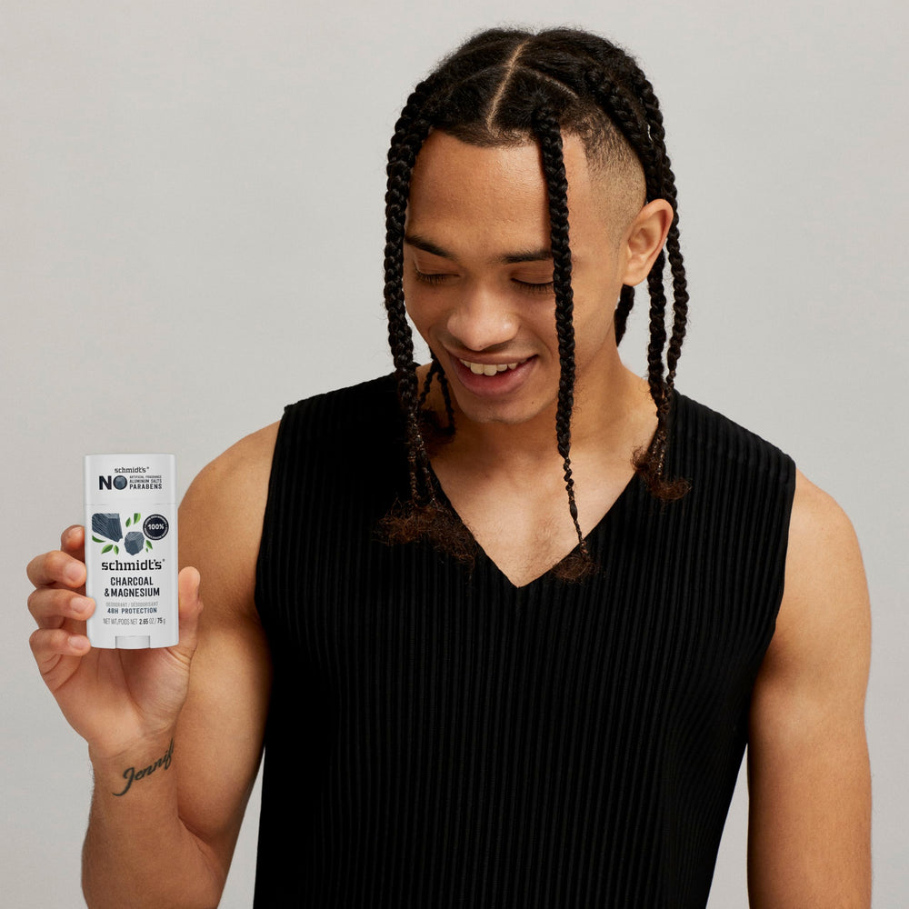 Schmidt's deodorant scent profile hinting natural essential oils.