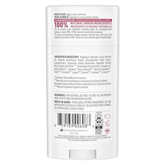 Schmidt's Rose & Vanilla deodorant stick close-up shows smooth, non-greasy feel.