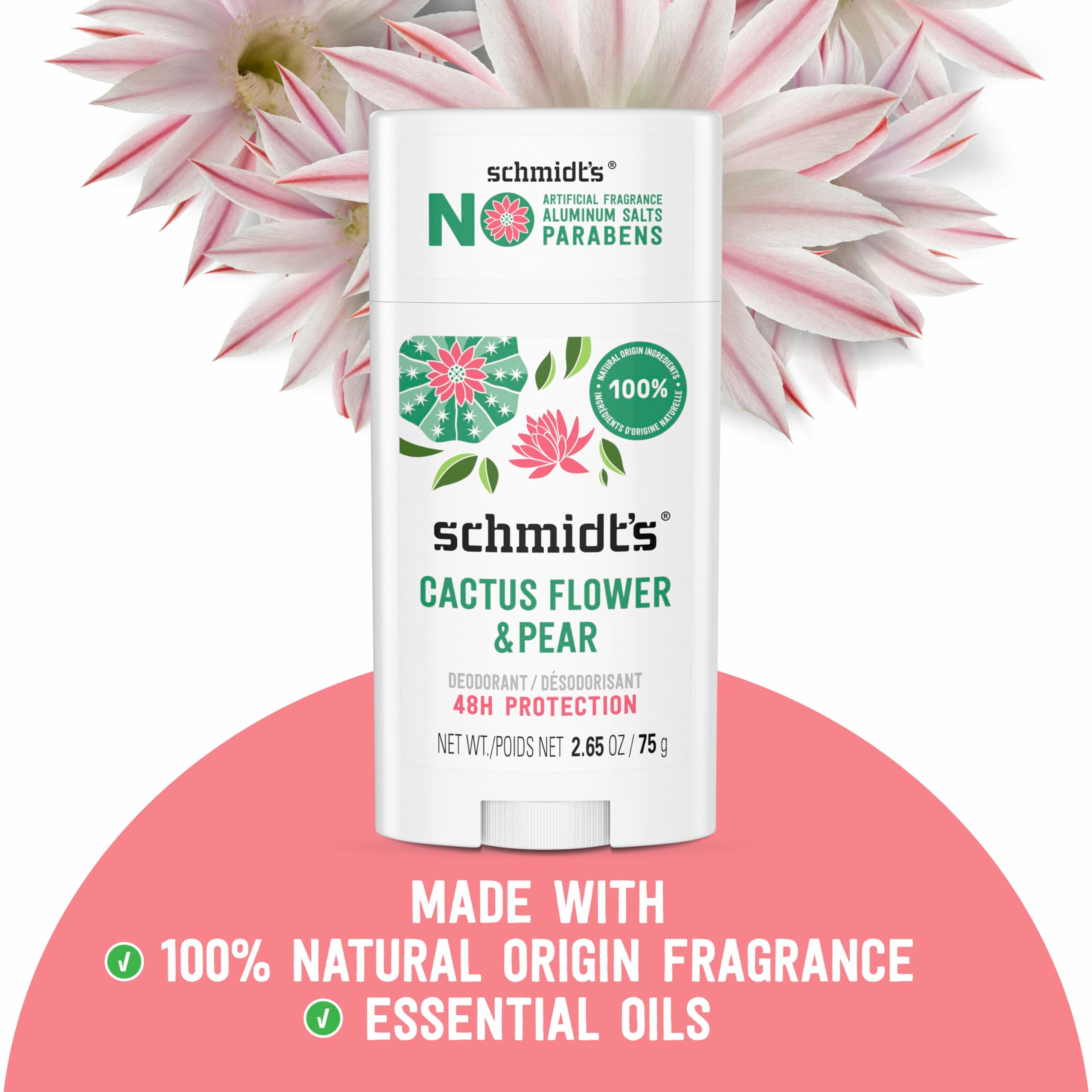 Schmidt's vegan cruelty-free 2-count box highlighting ethical packaging