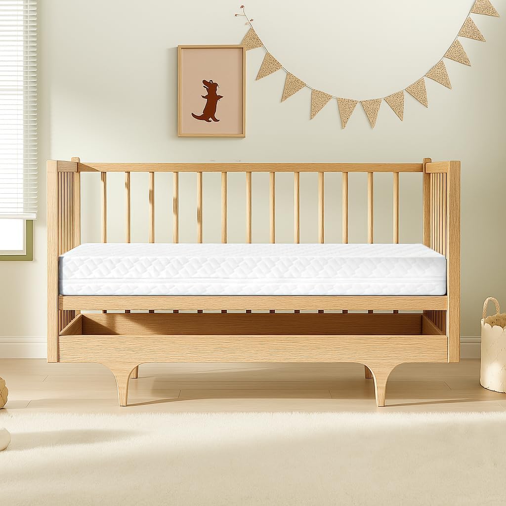 SCHNAUZER HOME fits standard cribs and converts for toddler beds