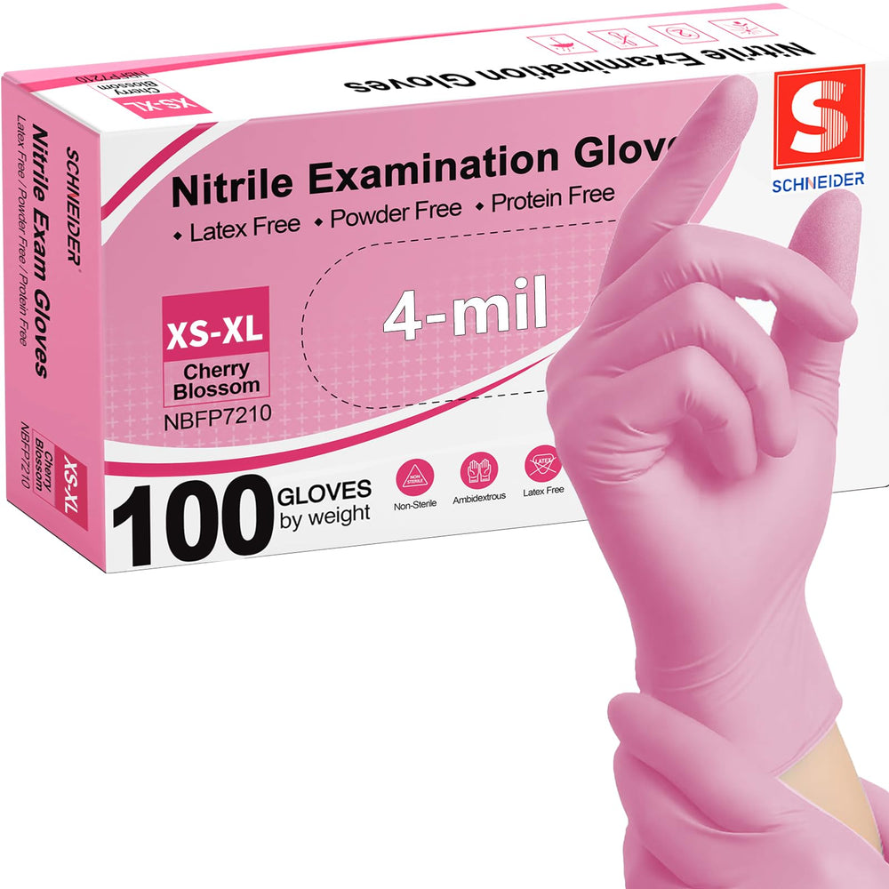 Schneider nitrile exam gloves in packaging for quick use and protection