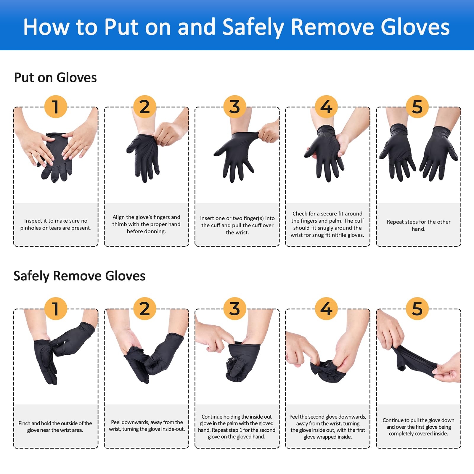 Medium-sized Schneider gloves demonstrated for comfortable everyday protection