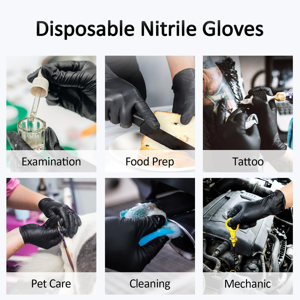 Schneider gloves hide ink and stains with sleek black design