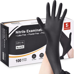 Schneider nitrile gloves in packaging showing durable protection for kitchens