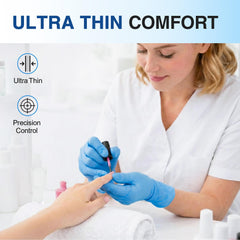 Schneider nitrile gloves in kitchen setting for food prep and sanitation