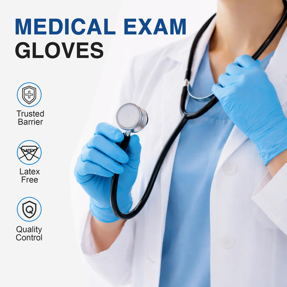 Schneider nitrile gloves on hand showing textured fingertips for precise tasks