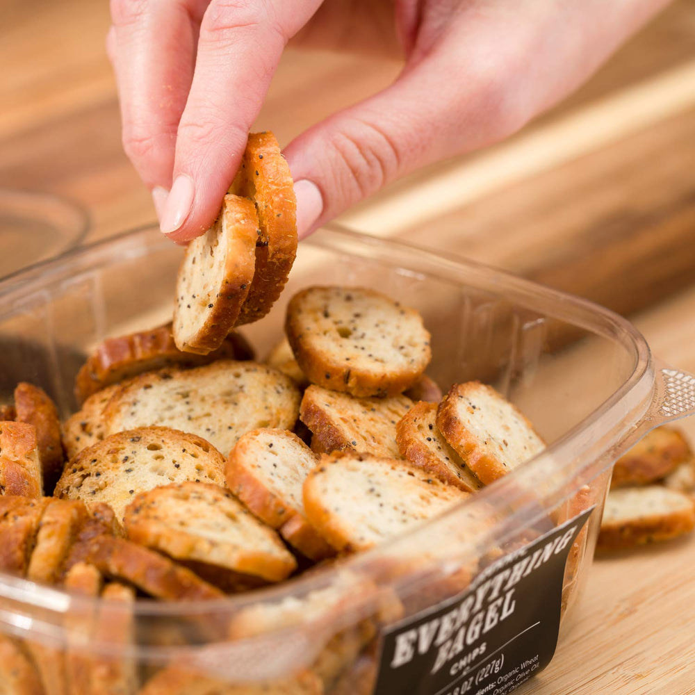 Schwartz Brothers Bakery kosher-certified chips suitable for social snacking.