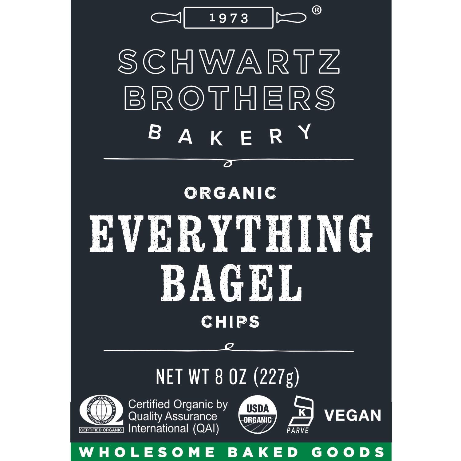 Schwartz Brothers Bakery twice-baked chips capture extra crunch, ideal for snacking straight.