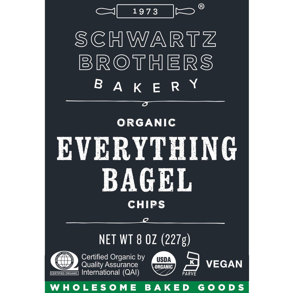 Schwartz Brothers Bakery twice-baked chips capture extra crunch, ideal for snacking straight.