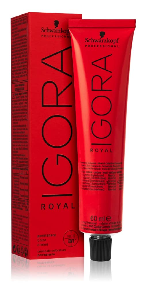 Schwarzkopf Igora Royal 4-0 medium brown mixing setup ready for application