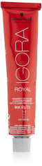 Schwarzkopf Igora Royal 7-0 color mix for even, natural blonde result.