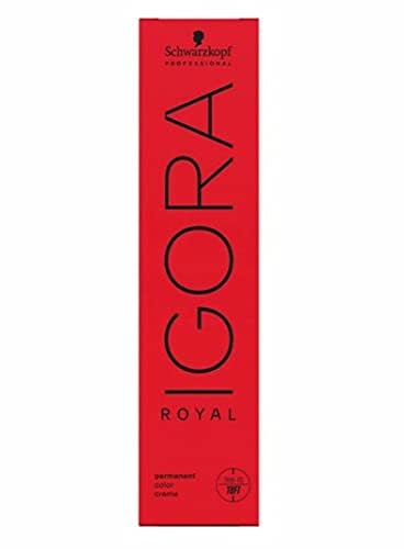 Schwarzkopf Igora Royal 8-77 light blonde copper color-application showing copper tones
