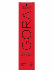 Schwarzkopf Igora Royal 8-77 light blonde copper color-application showing copper tones