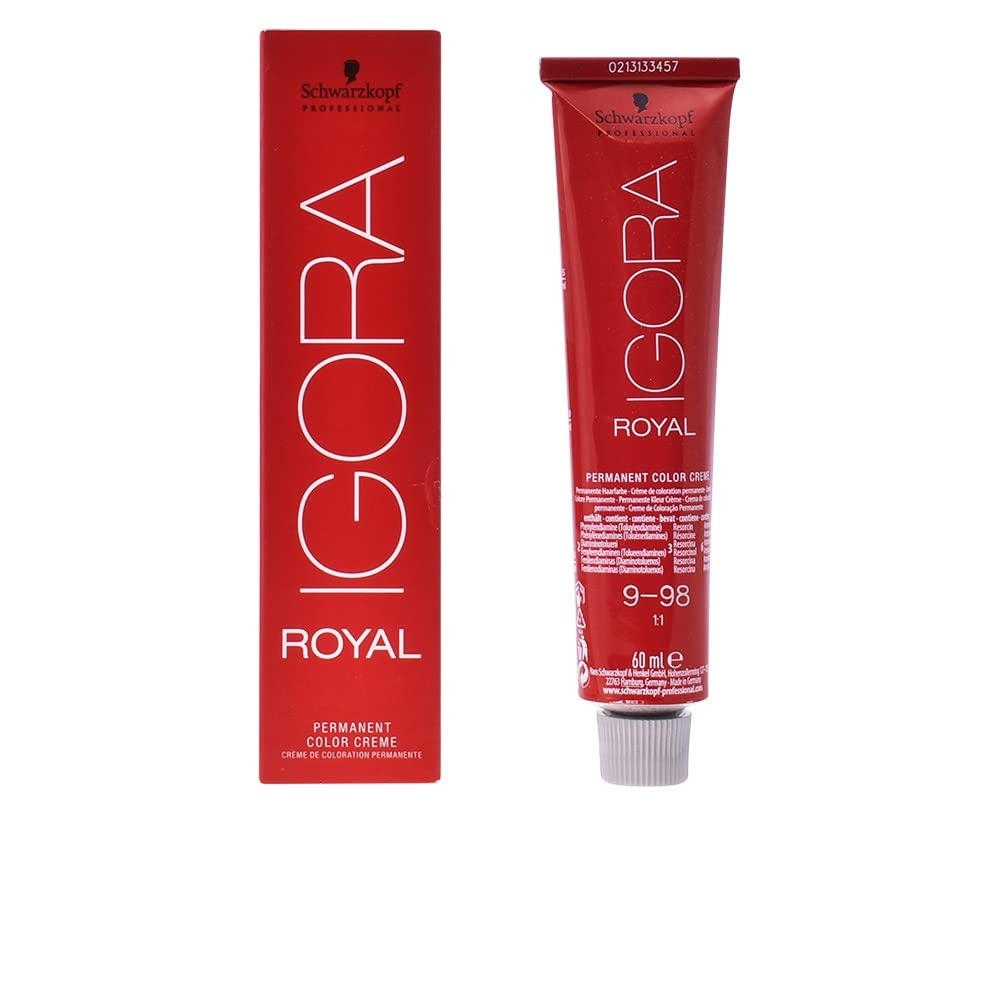 Schwarzkopf Igora Royal 9-98 color creme in 2 oz for vibrant, even salon shade